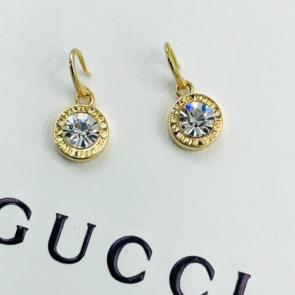 MICHAEL KORS Brilliance Dangle Drop Earrings Gold - Picture 5 of 15